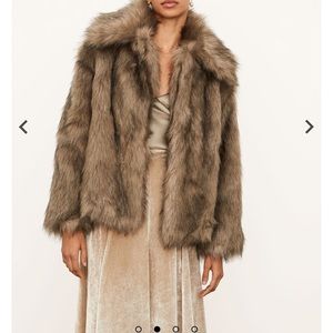 Vince faux fur jacket